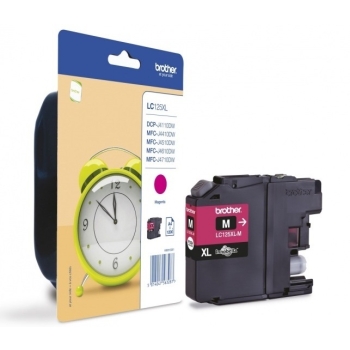 Tusz Brother LC-125 XL M magenta, oryginalny | 10,8ml