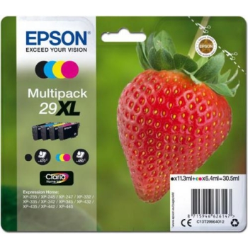 Tusz Epson 29XL CMYK oryginalny zestaw 4 tuszy | 30,5ml
